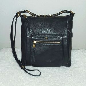 Elliott Luca Gwen Flat Leather Crossbody Bag